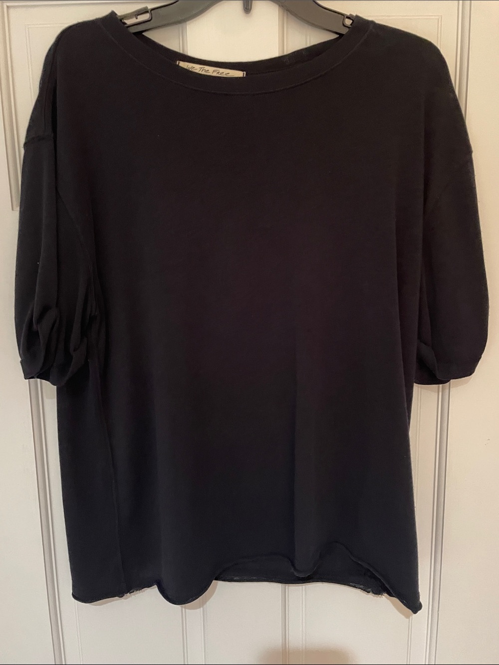 We The Free Lightweight Short Sleeve Black Tshirt in size Small